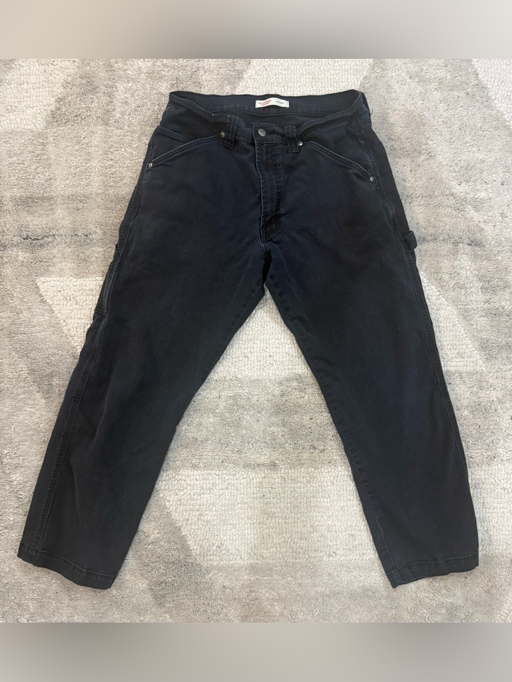 Men’s Levi Strauss Signature Carpenter Jeans Size 34x30 - Charcoal or Black